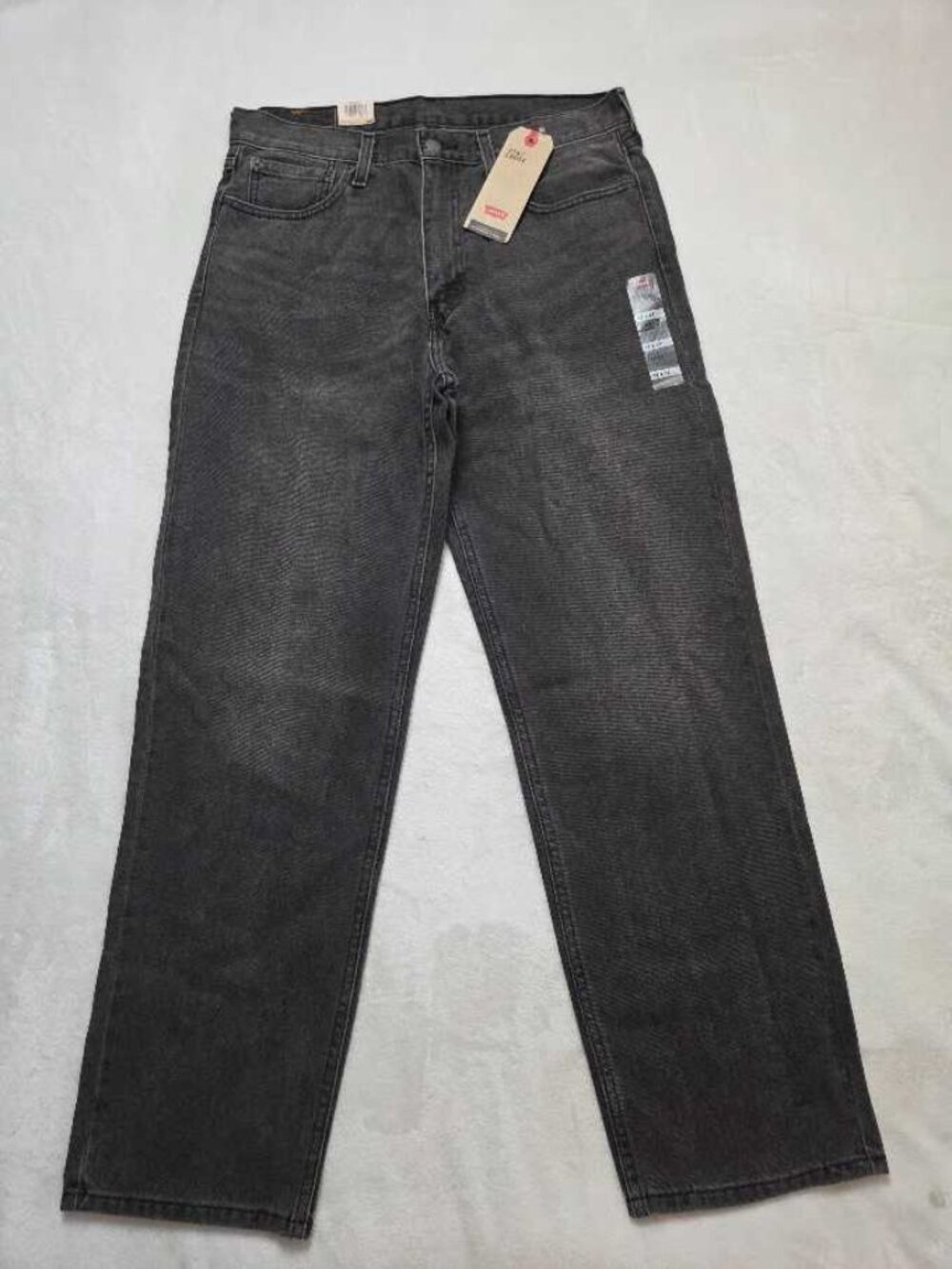 New 32x32 Levi's Stay Loose jeans in Soda Can faded black denim